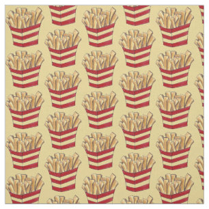 Tecido Batatas fritas francesas batatas fritas fritas Bat