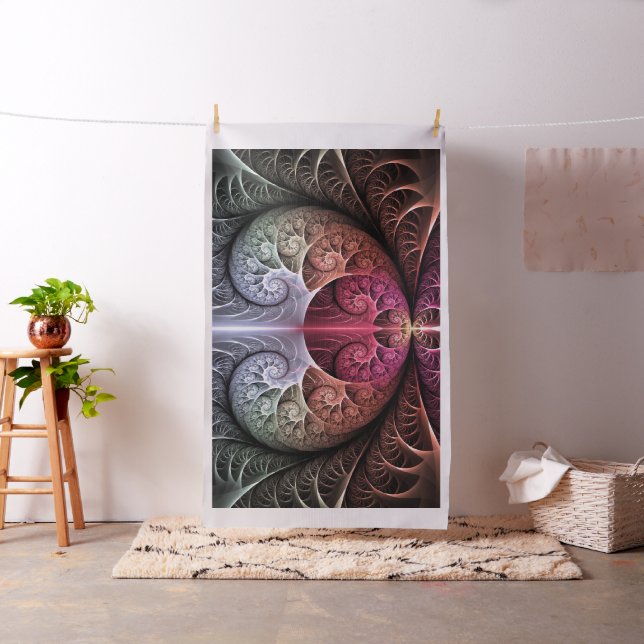 Tecido Batida cardíaca, Abstrato Surreal Fantasy Arte Fra (In Situ)