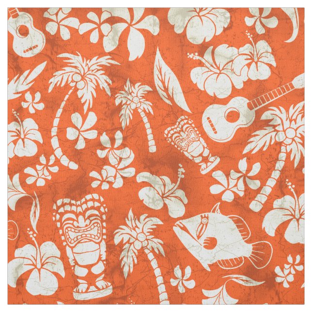 Tecido Batik do Hawaiian da praia de Makapuu (Modelo)