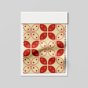 Tecido Batik Kawung, Padrão Indonésio, Javanês, Étnico