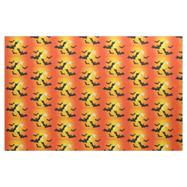 Tecido Bats e um Fantasma (Fat Quarter)