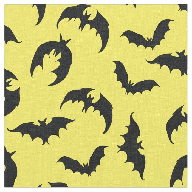 Tecido Bats Gótico Halloween Deep Blue (Detalhe)