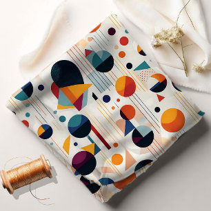 Tecido Bauhaus Geométrico Abstrato Pattern#5 ID1068