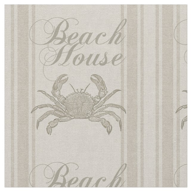 Tecido Beach House Carab Seashore Coastal Vintage (Detalhe)
