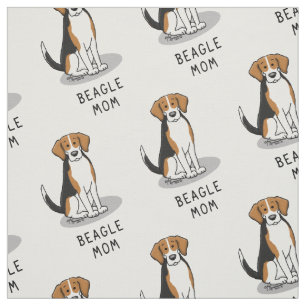 Tecido Beagle Mom (tricolor 3)