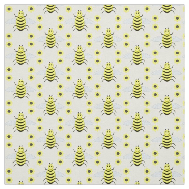 Tecido Bebê Abelha Amarelo Fofo Sem Gênero Definido (Modelo)