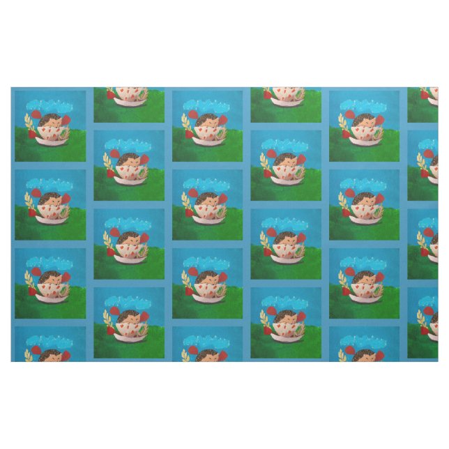 Tecido Bebê Ouriço-Cacheiro (Fat Quarter)