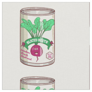 Tecido Beet Tin Can of Beets