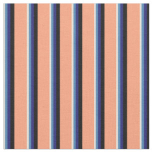 Tecido Beige, Azul, Azul-Meia-Noite, Salmão Negro e Claro