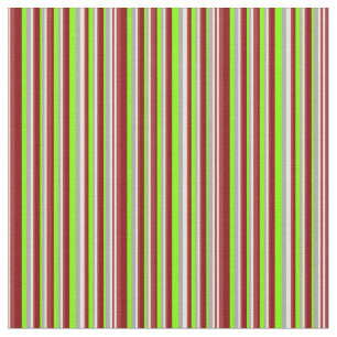 Tecido Beige, Brown, Maroon, Chartreuse e Cinzas Escuras