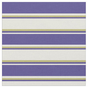 Tecido Beige, Dark Slate Blue e Dark Khaki Lines