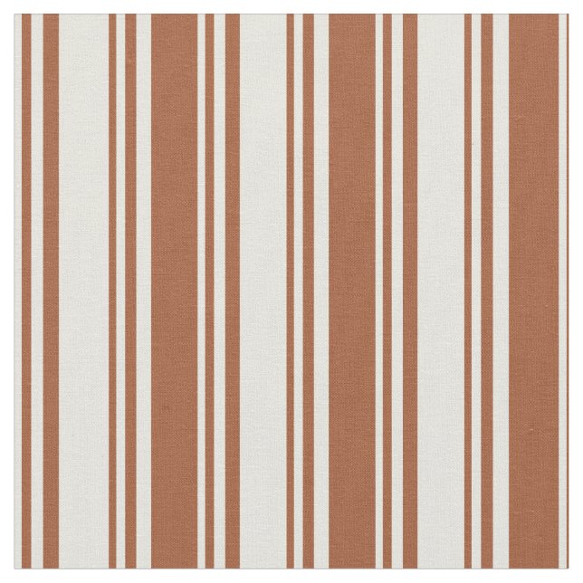 Tecido Beige e Siena Striped/Lined Pattern (Detalhe)