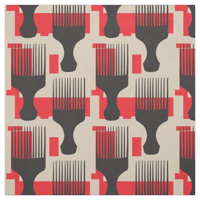 Tecido Beleza natural do cabelo do pente do Afro (Modelo)