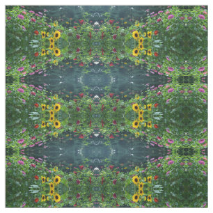 Tecido Belo jardim floral