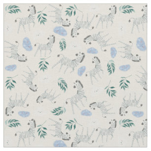 Tecido Belo safari pastel da selva zebra rosa-rosa