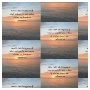 TECIDO BELOS HEBREWS 11:1 DESIGN SUNRISE