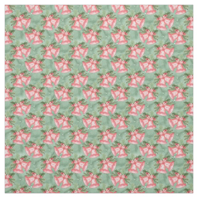 Tecido Belos Sinos De Natal (Modelo)