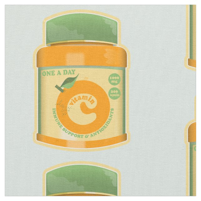 Tecido Bem-estar da vitamina C (Detalhe)