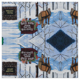 Tecido Bem-vindo ao Natal