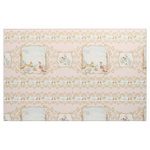 Tecido Berçário do bebé das criaturas do conto de fada