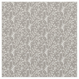 Tecido Berçário do bebé do redemoinho da samambaia do