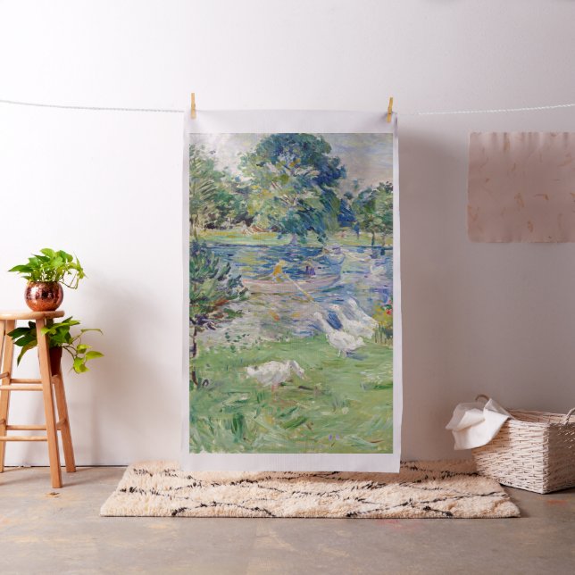 Tecido Berthe Morisot - Rapariga num Barco com Gansos (In Situ)
