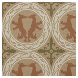 Tecido Bestas Bizantinas