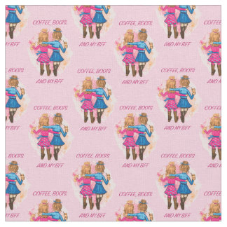 Tecido BFF - Melhores amigos Café, Boots E Meu BFF