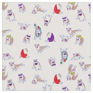 Tecido bicho-papão engraçado bicho-papão quirky bobo