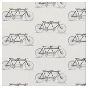 Tecido Bicicleta Antiga Construída Para Dois / Bicicleta