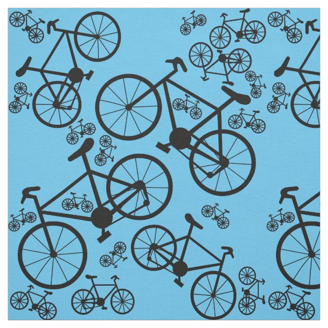 Tecido Bicicletas Pretas (Modelo)