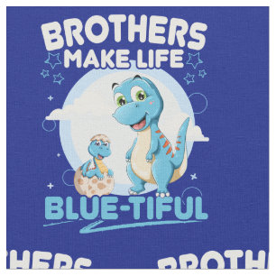 Tecido Big Brother Dinossaur Belo Pun De Vida
