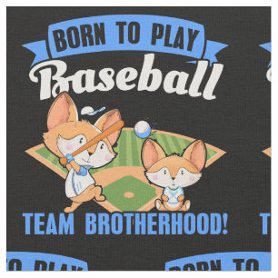 Tecido Big Brother Little Brother - Jogadores de baseball