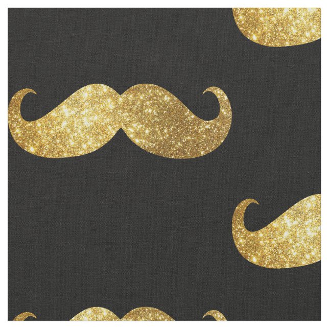 Tecido Bigode Dourado do brilho (Detalhe)