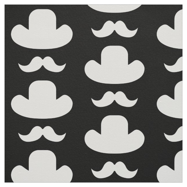 Tecido bigode e chapéu (Modelo)