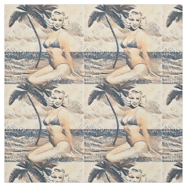 Tecido Bikini - Modelo Thunder_Cove da Loira de Kneeling (Modelo)