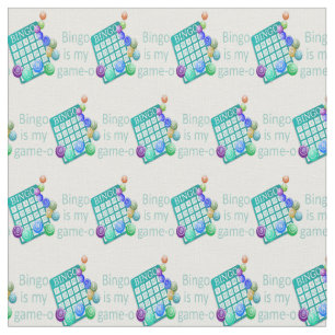 Tecido Bingo é minha citação divertida do Game-O