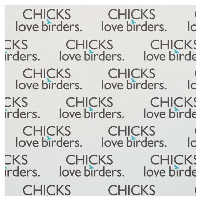 Tecido Birders do amor dos pintinhos (Modelo)