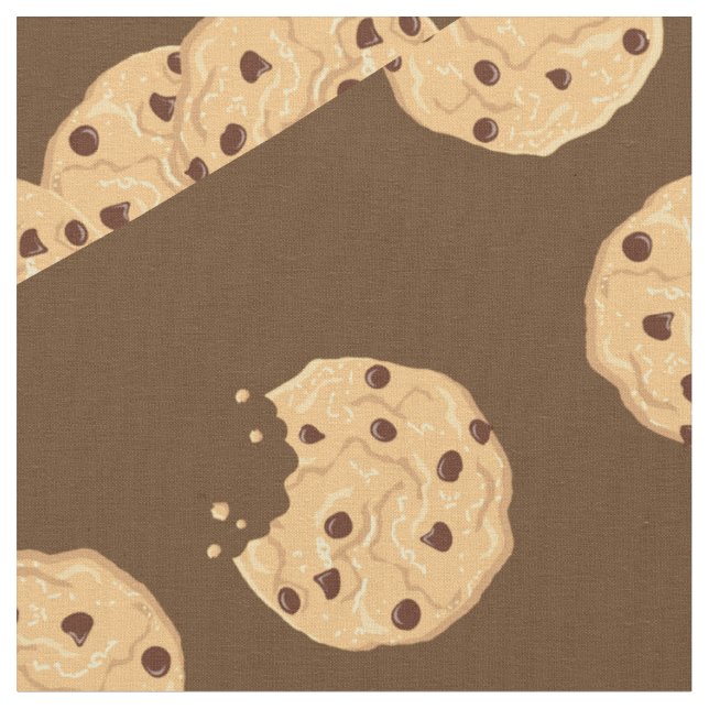 Tecido Biscoitos de Chocolate Chip Cute Crianças (Detalhe)