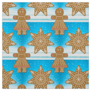 Tecido Biscoitos de pão-de-gengibre