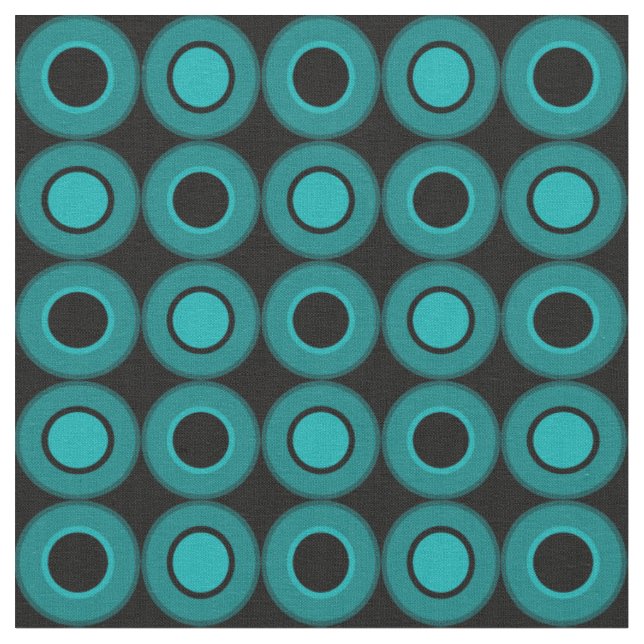 Tecido Bitesize Rosquinhas De Teal Com Enchimento (Detalhe)