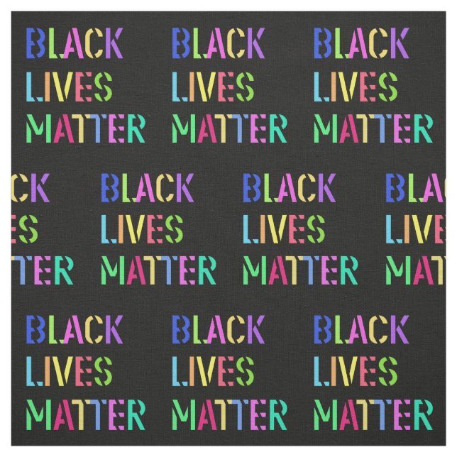 Tecido Black Lives Matter Stencil 01 Editável (Modelo)