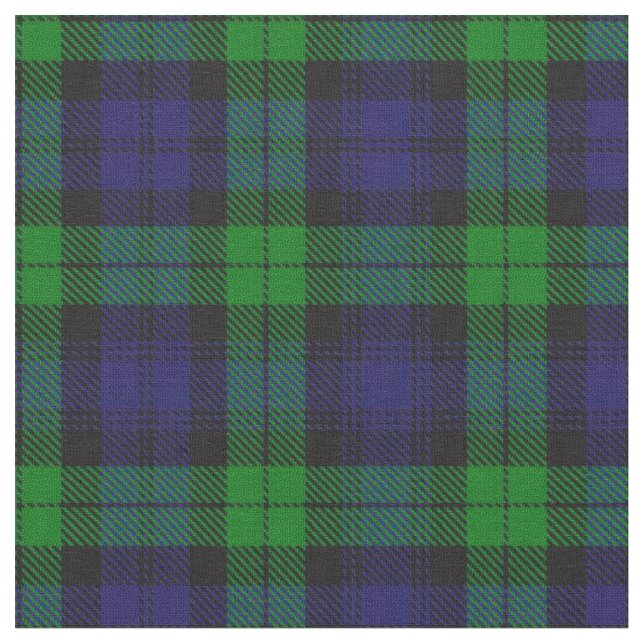 Tecido Black Watch Campbell Tartan (Detalhe)