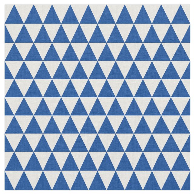 Tecido Blaue Dreiecke Muster (Detalhe)