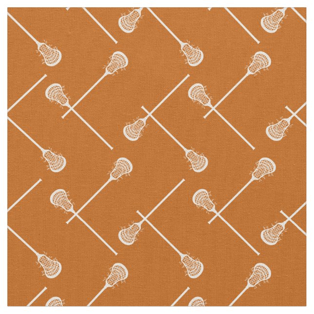 Tecido Blocos Brancos De Lacrosse Laranja Queimada, Padrã (Detalhe)