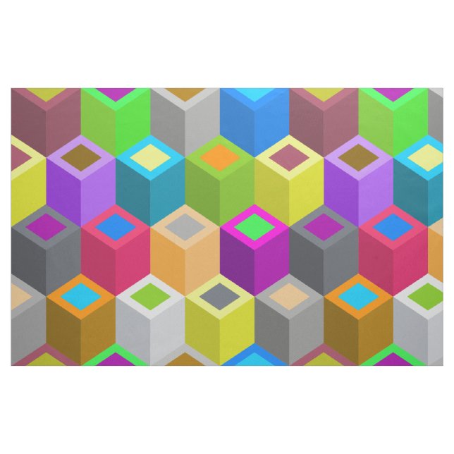 Tecido Blocos de cidades Iso (Fat Quarter)