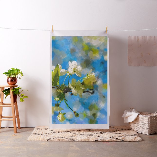 Tecido Blossomas de Cereja Branca (In Situ)