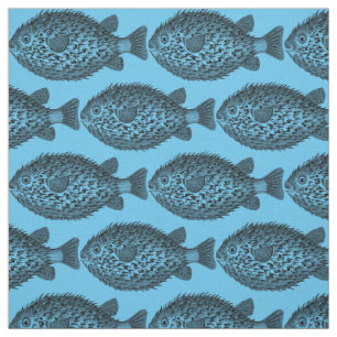 Tecido Blowfish Porcupine Thunder_Cove