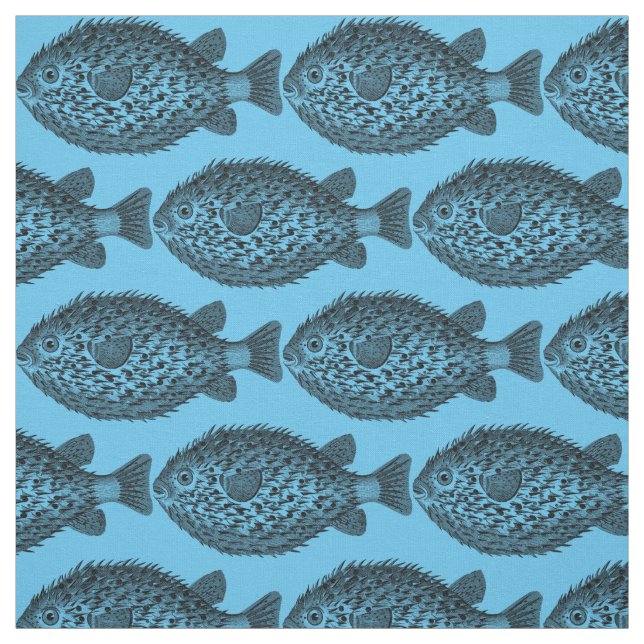 Tecido Blowfish Porcupine Thunder_Cove (Modelo)