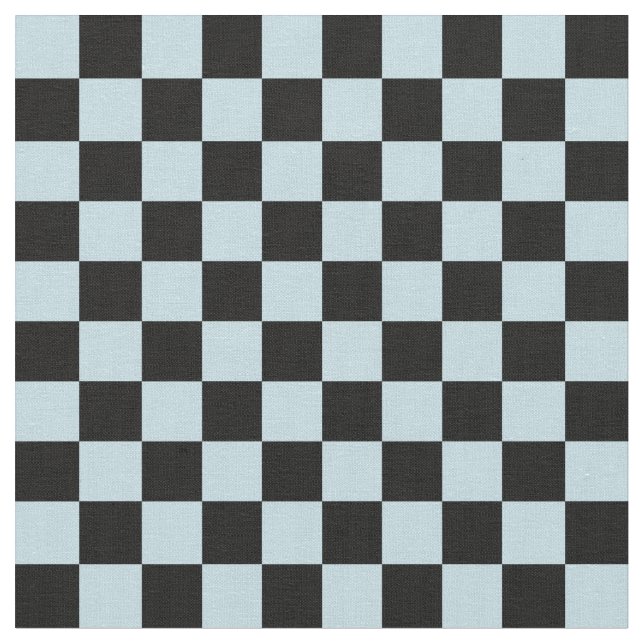 Tecido Blue & Black Checkerboard (Detalhe)